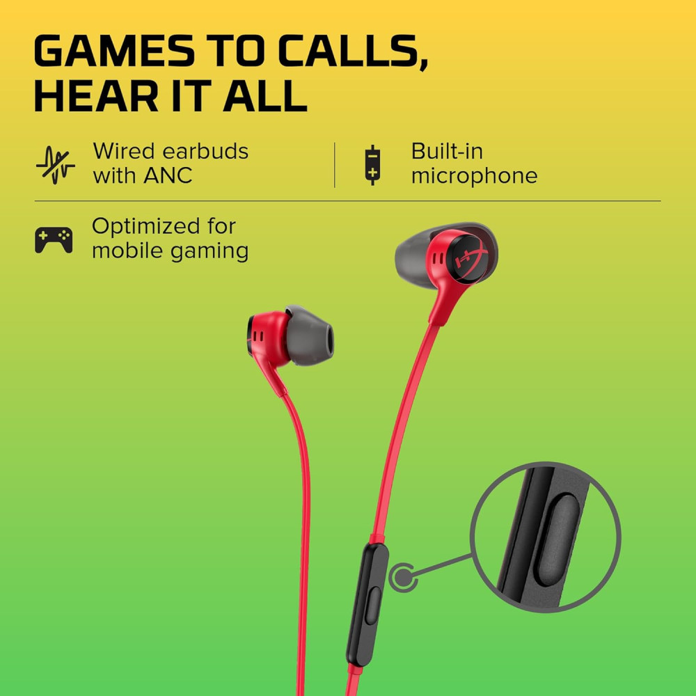HyperX Cloud Earbuds II RED